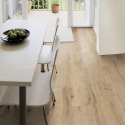 Amorim Wood WISE - Waterproof Cork Flooring with a Wood Look in Field Oak - Room View