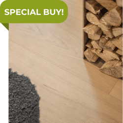 Valinge - XXL Brushed Hardened Wood Flooring | Misty White Oak - SPECIAL BUY