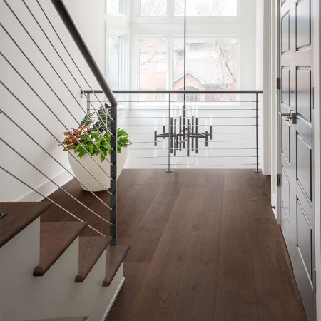 Valinge - Woodura Hardened Wood Flooring | Hard Smoked Oak - Room View