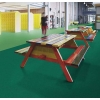 Marmoleum Sheet 'Piano' in Greenwood.  Available at ghsproducts.com.