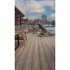 Luna SHP Profix 2 Decking - 5/4 x 6 (Brushed) - Installed View