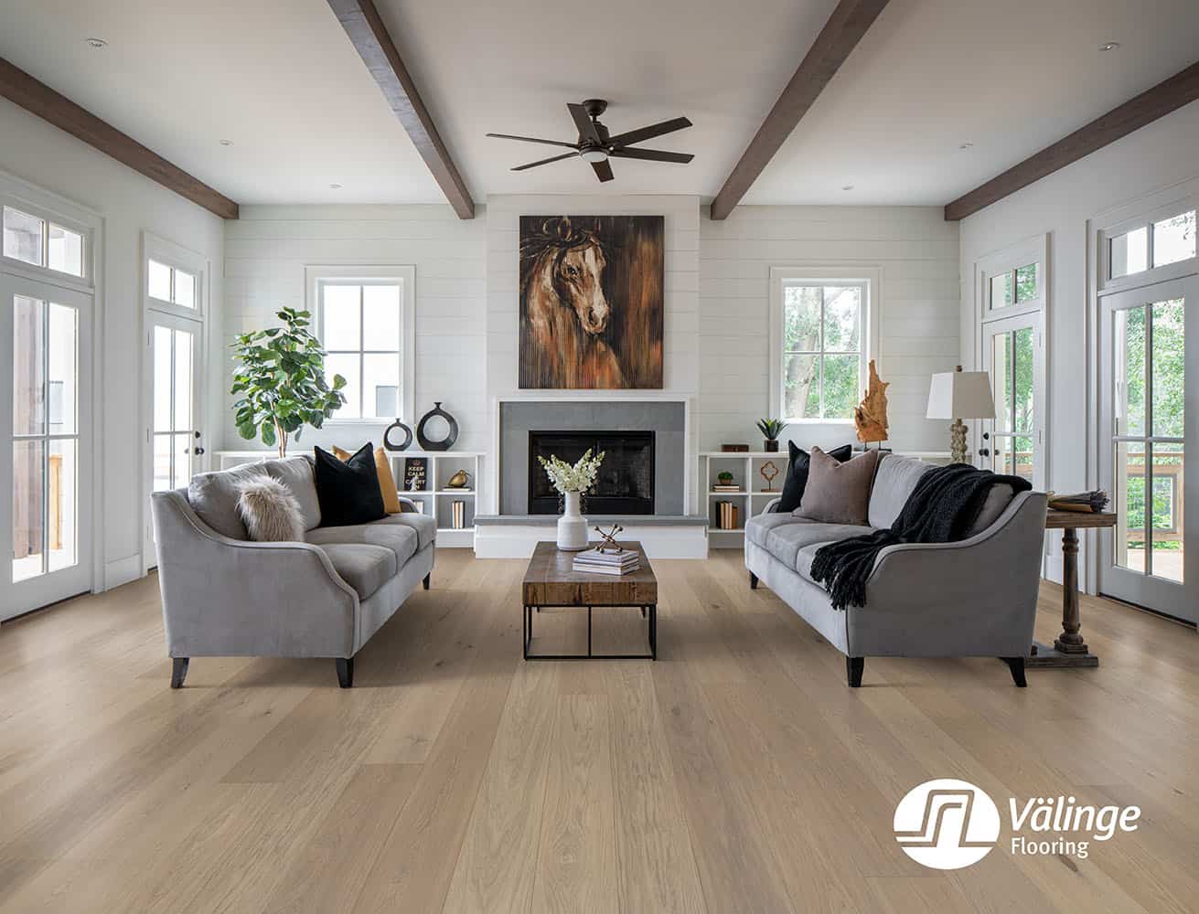 Real Wood Flooring Misty White Oak, What Is The Strongest Wood Flooring