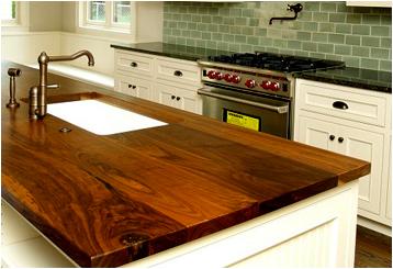 Orchard Walnut Butcher Block Countertop Plank Unfinished