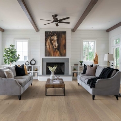 Valinge - Woodura Hardened Wood Flooring | Misty White Oak - Room View