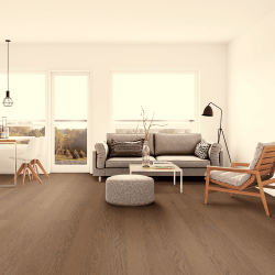 Viken 6 inch wide Hardened Wood Flooring in Terra Brown Oak - Sustainable Hardwood Flooring