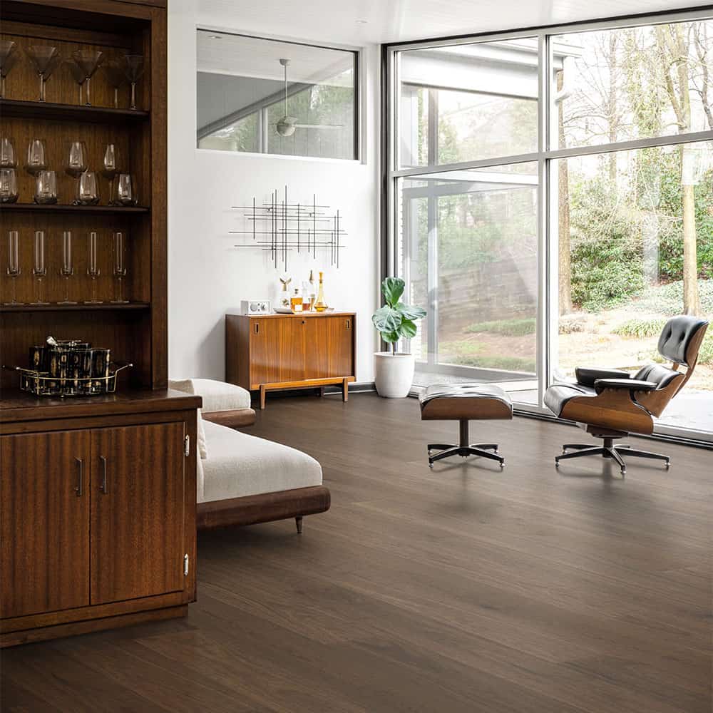 Valinge - Hardened Wood Flooring | Terra Brown Walnut